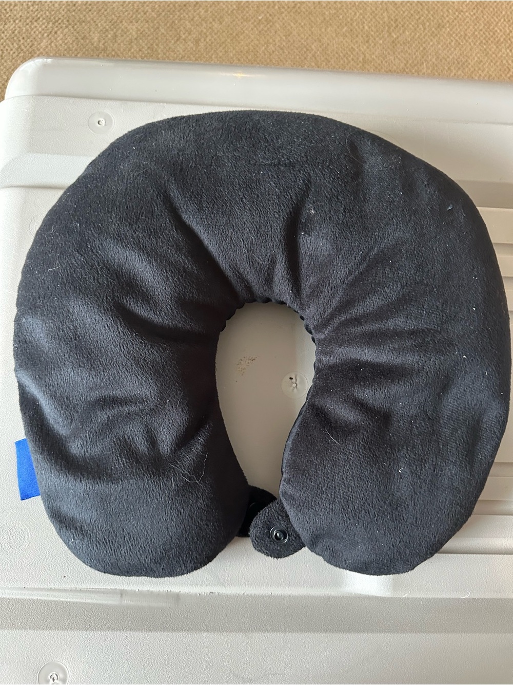 Kids U-Shaped Travel Neck Pillow - Black